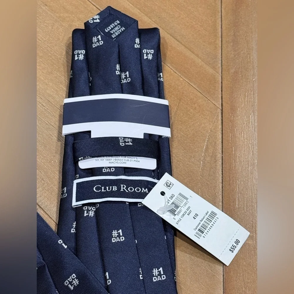 Club Room men’s classic #1 dad tie